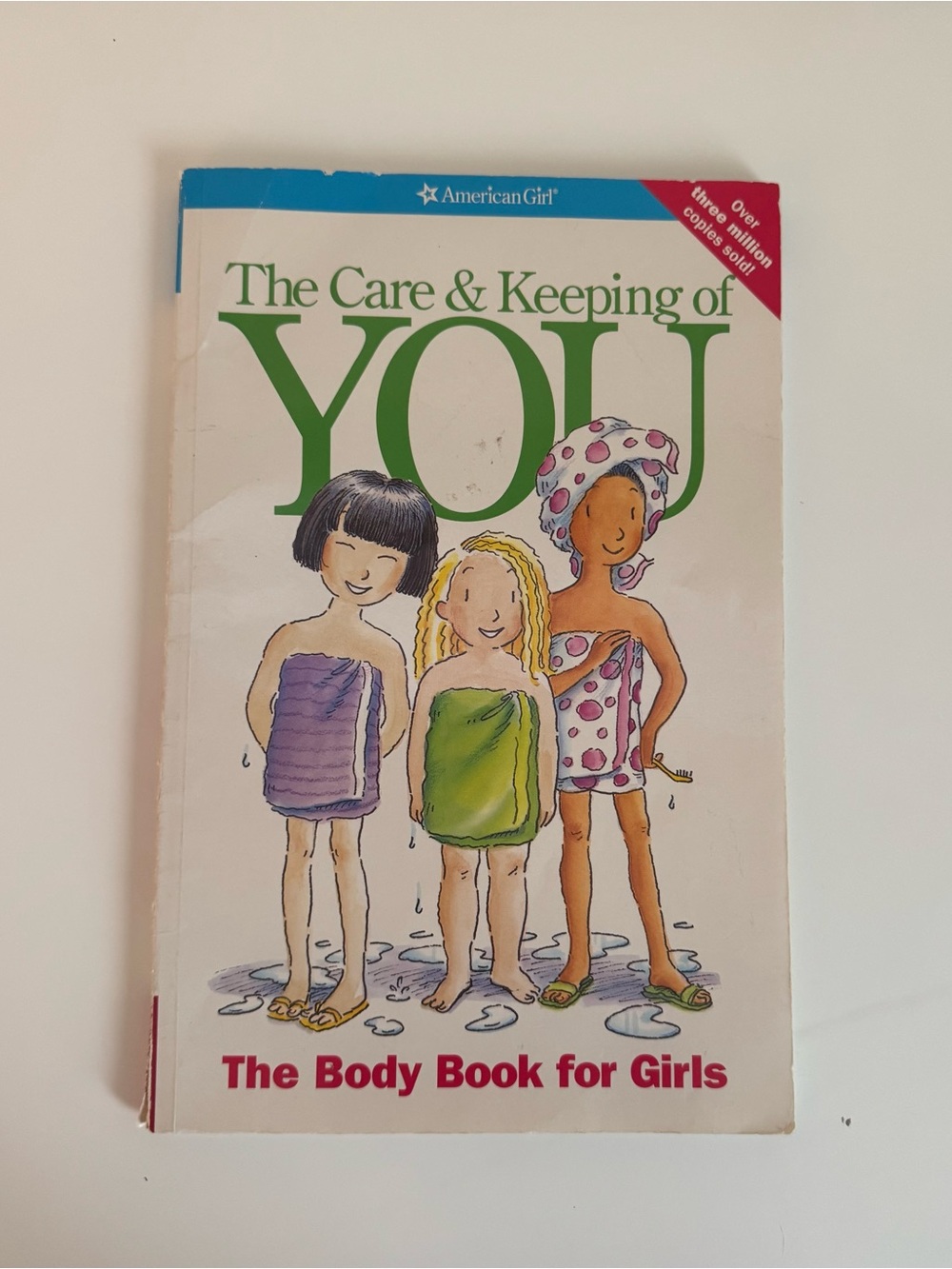 American Girl "The Care & Keeping of You" — Green & White Cover
